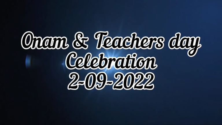 Onam & Teachers day celebration - 2022-23