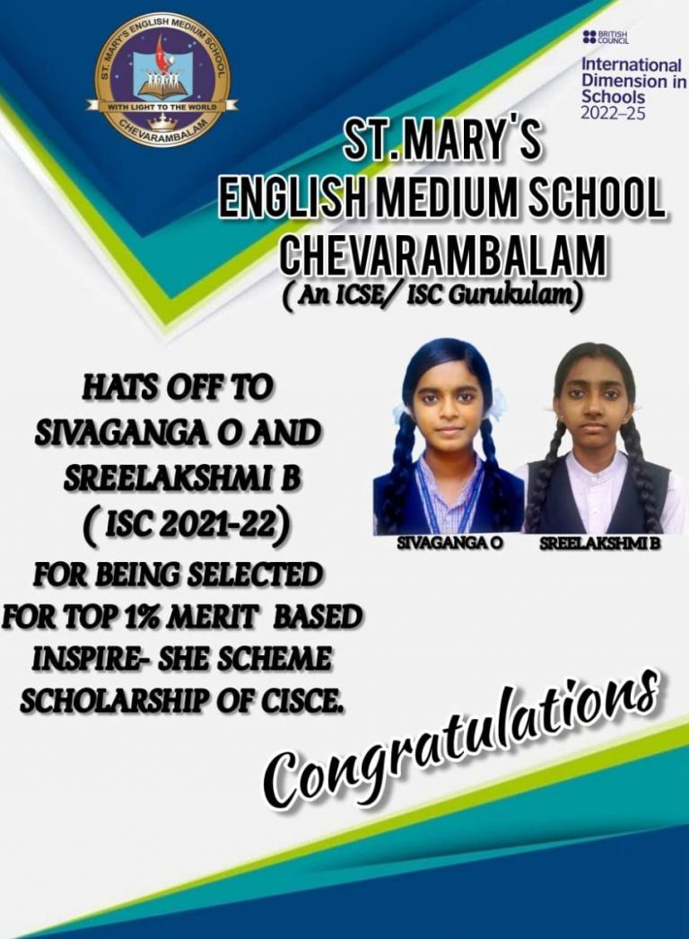 Inspire She Scheme scolarship