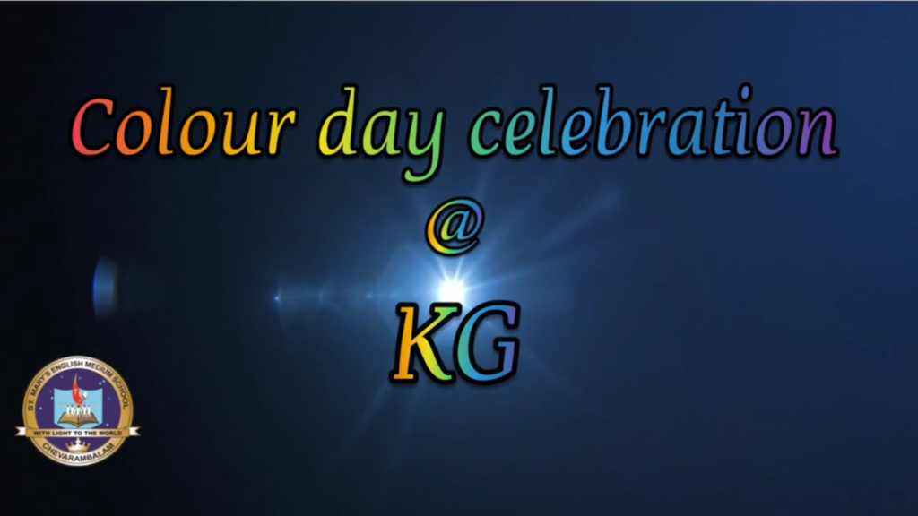 KG colour day celebration 2022-23