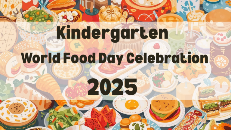 Kindergarten World Food Day School celebration 2025