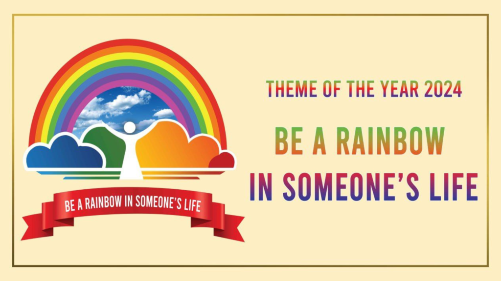 Be a rainbow in someones life